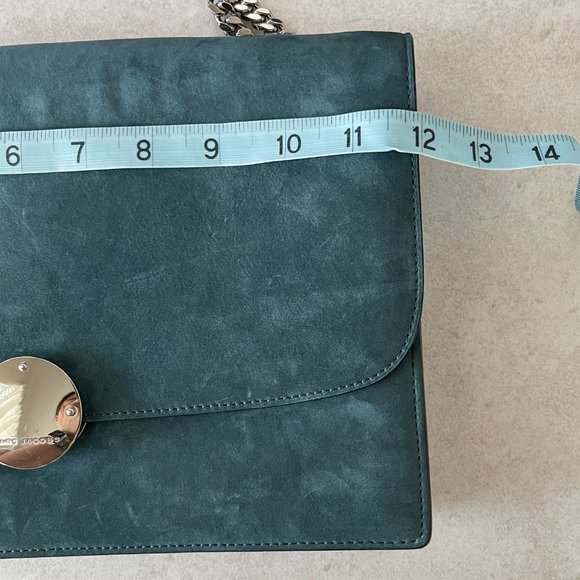 Marc Jacobs Big Trouble Teal Suede Bag - Picture 12 of 13
